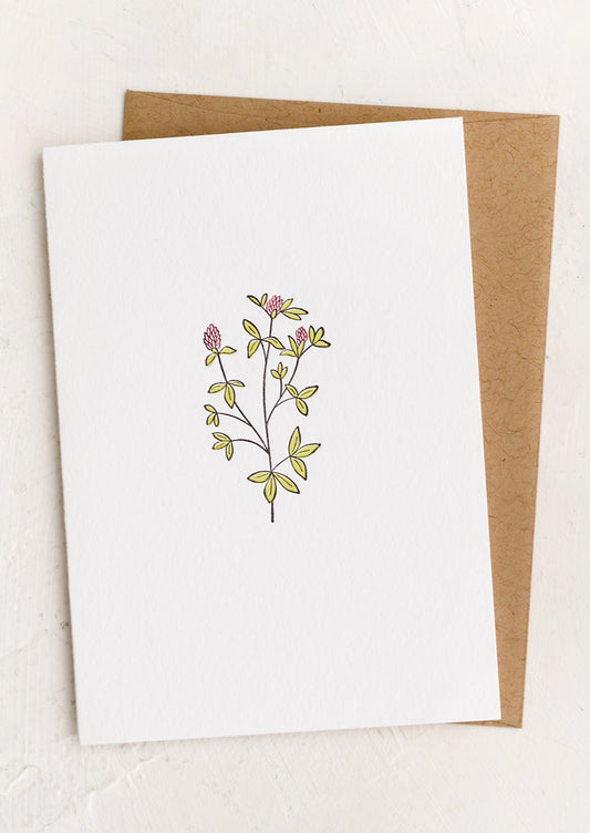 Forest Flora Blank Card
