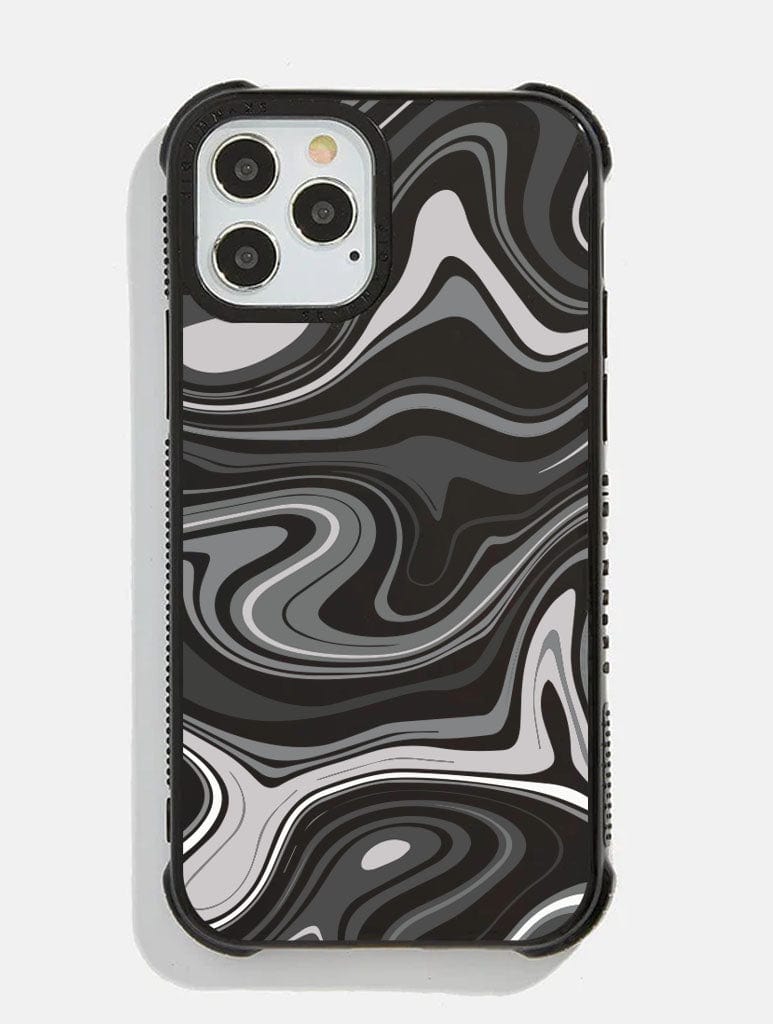 Grey Swirl Shock iPhone Case