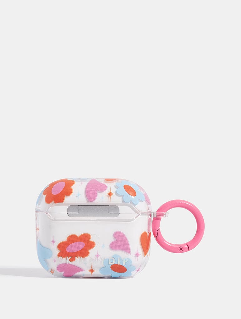 Groovy Flower Heart AirPods Case