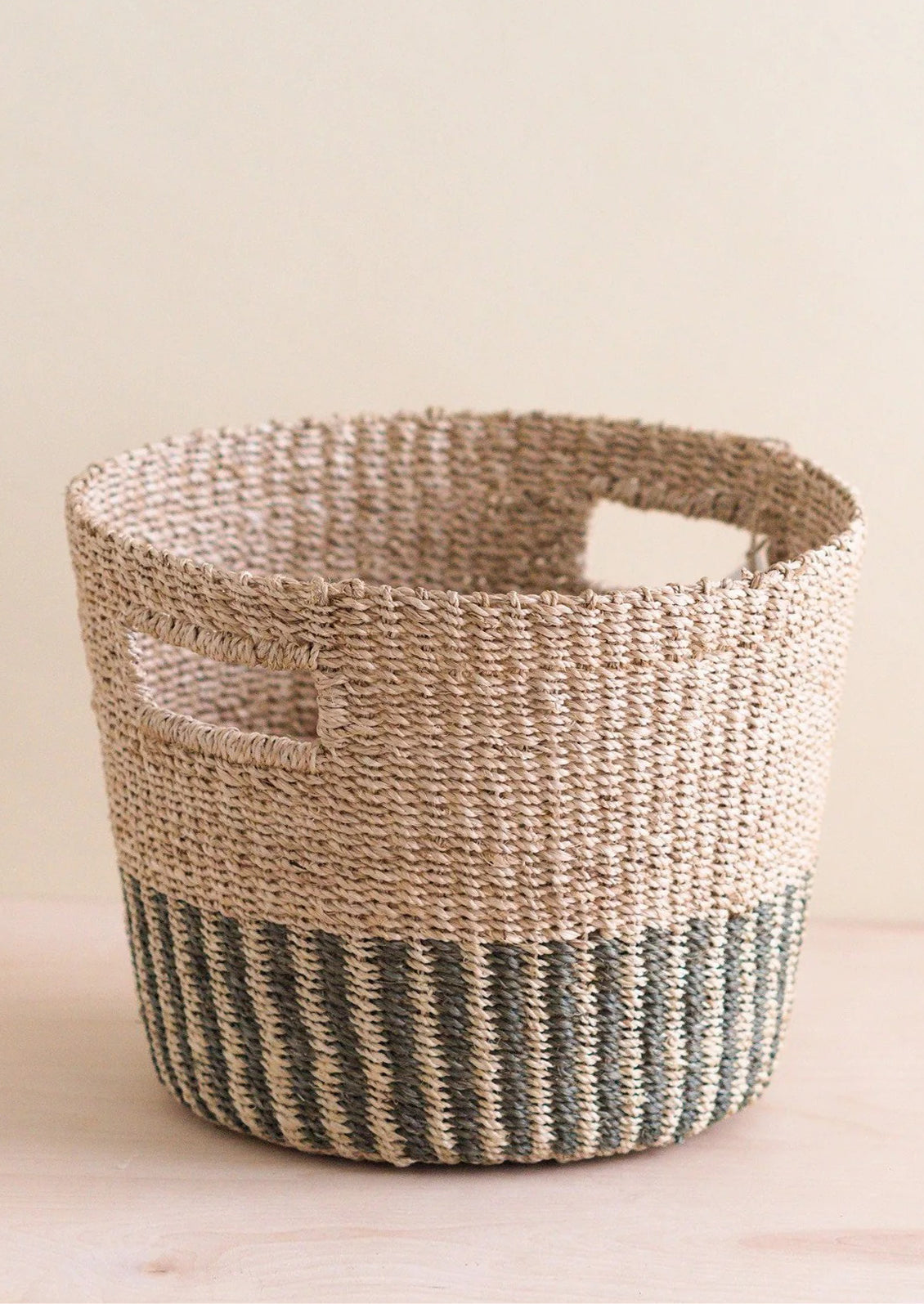 Half Stripe Storage Basket