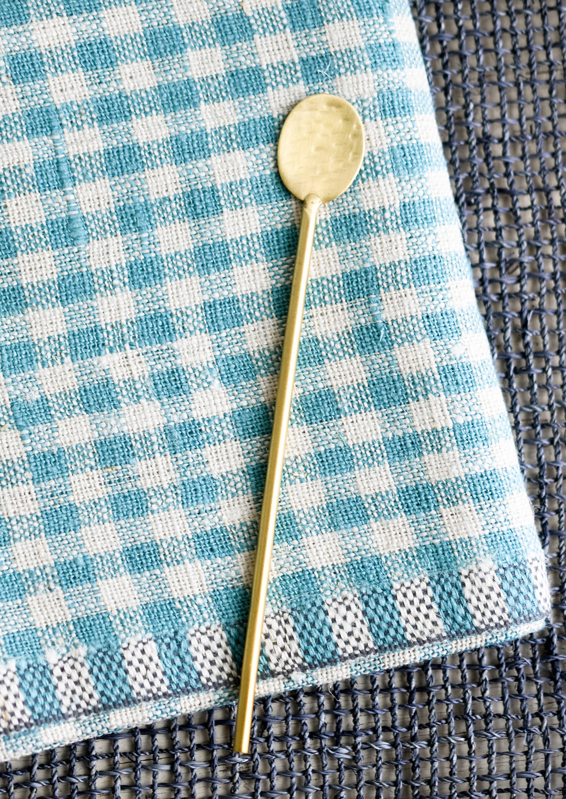 Hammered Gold Spoon