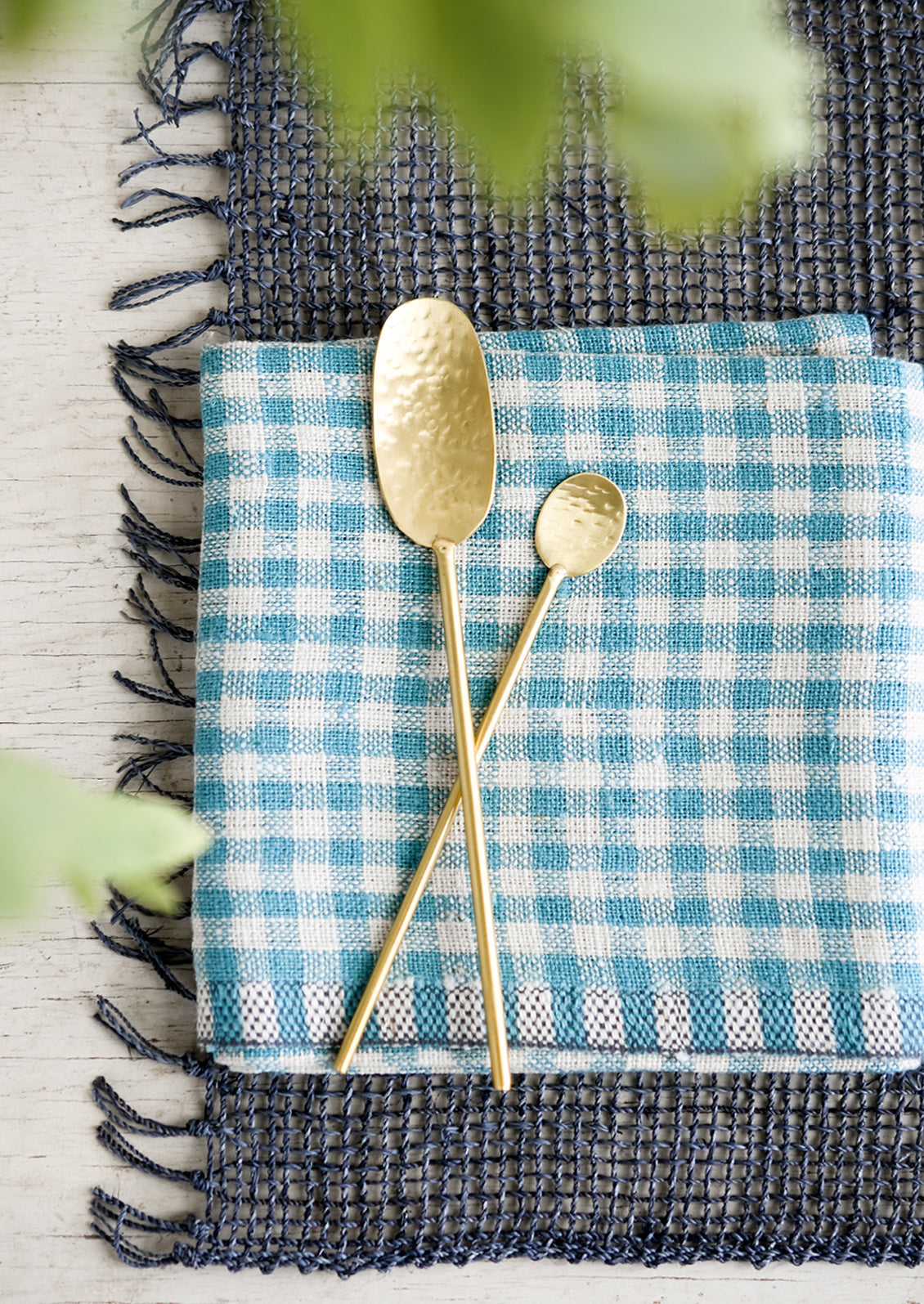 Hammered Gold Spoon