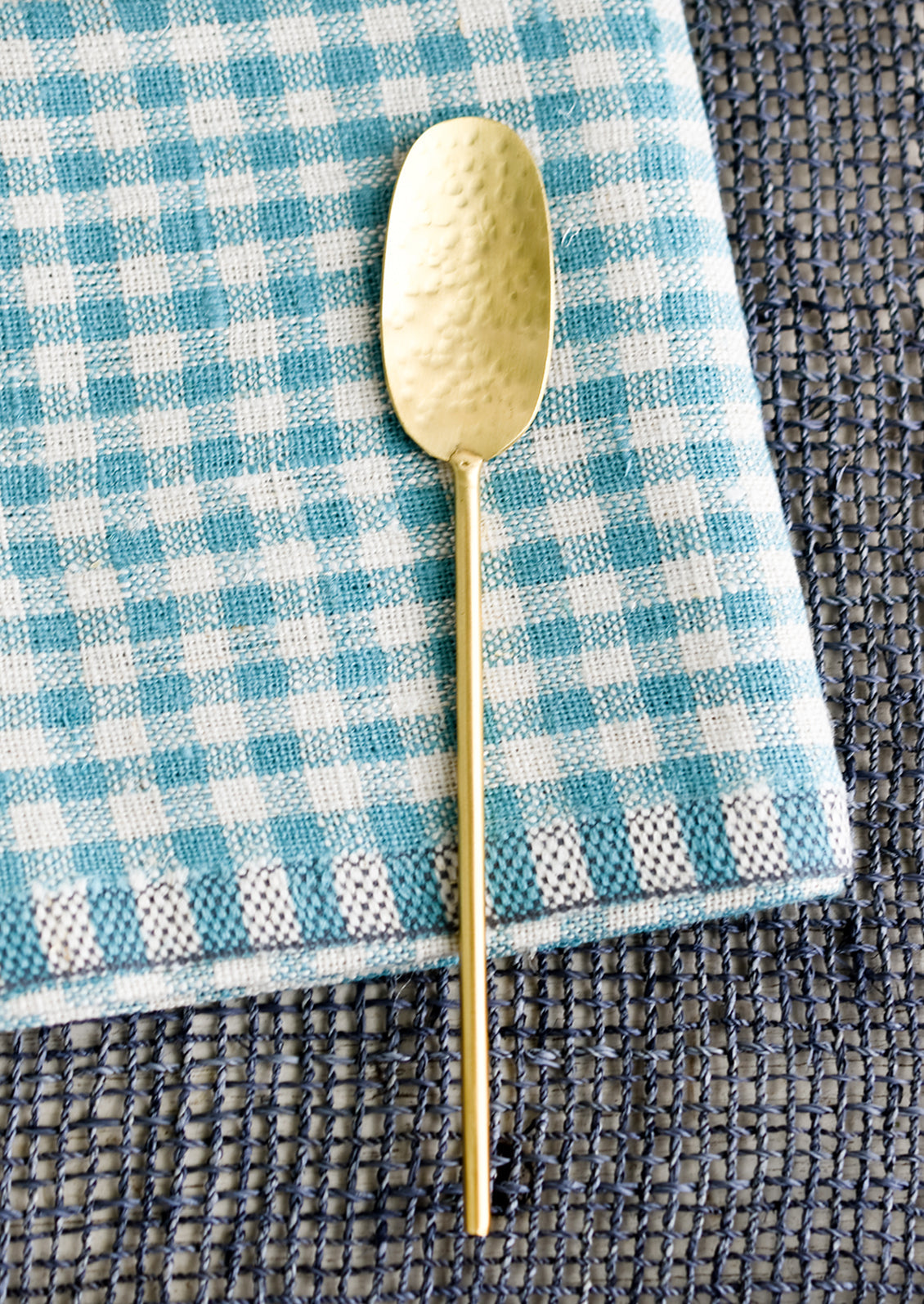 Hammered Gold Spoon