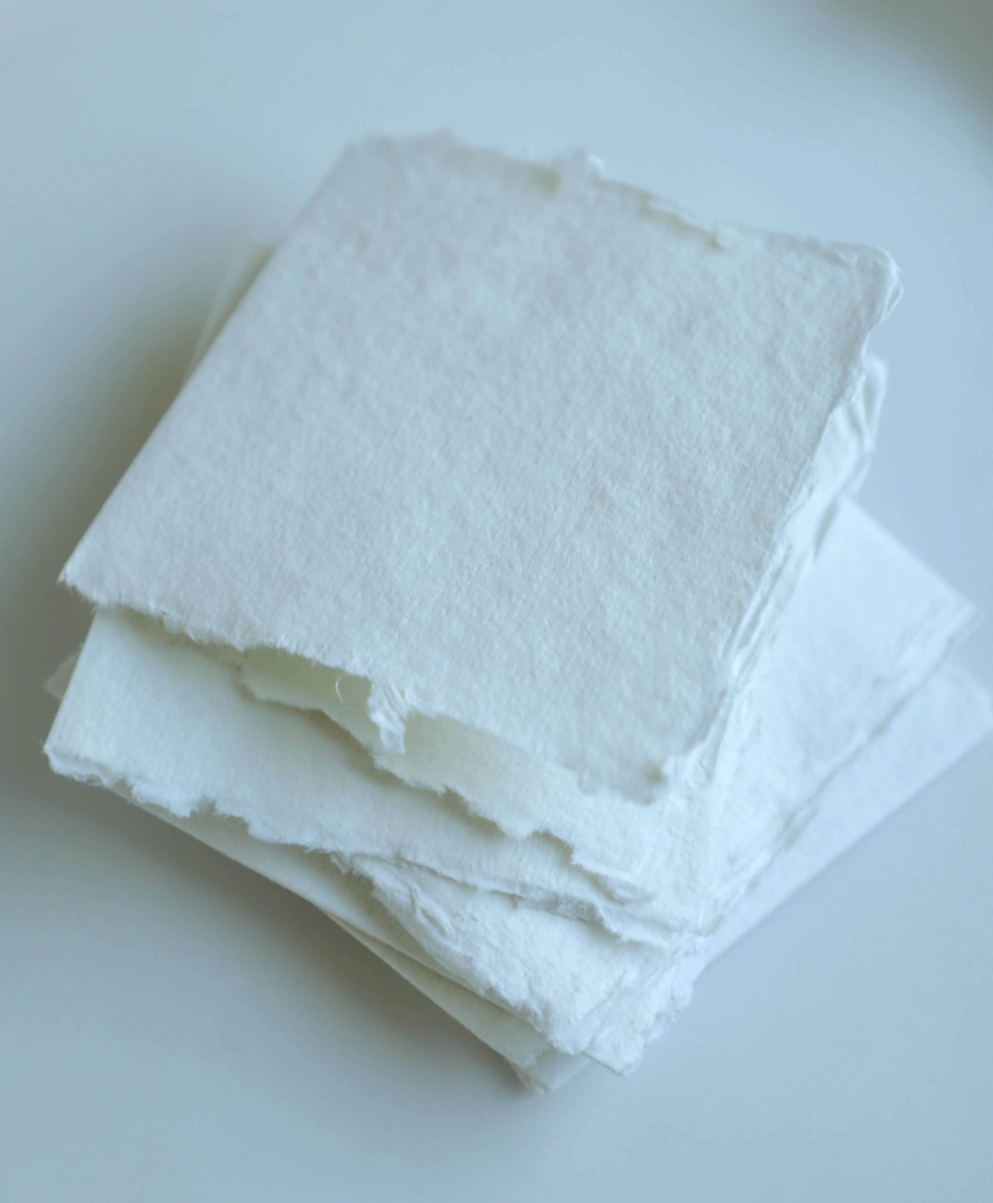 NOTE CARD SET & CARDS 3 x 3 {Natural White}