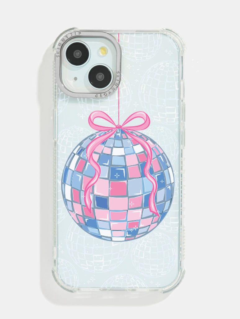 Hanging Bow Disco Ball Shock iPhone Case