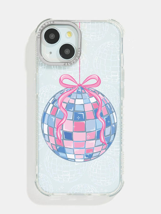 Hanging Bow Disco Ball Shock iPhone Case