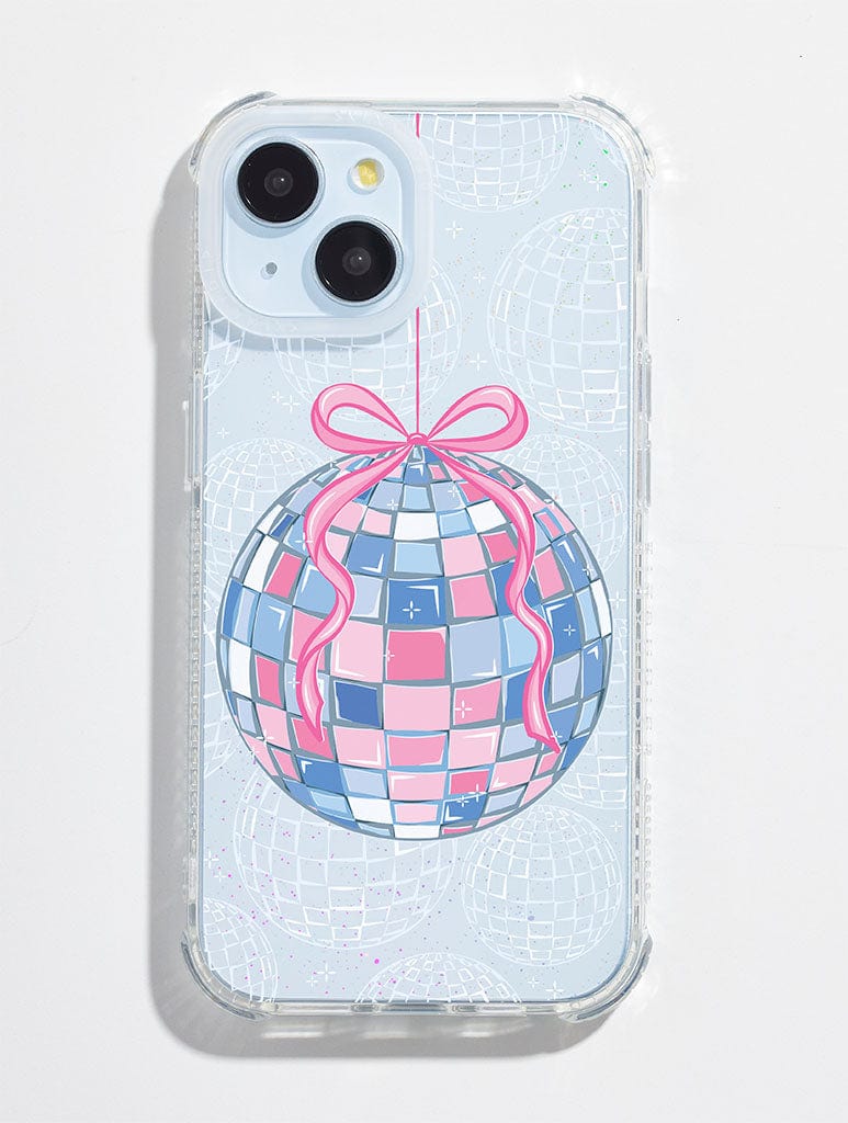 Hanging Bow Disco Ball Shock iPhone Case