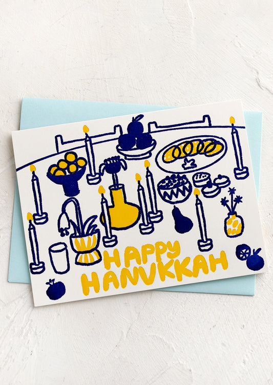 Hanukkah Feast Card