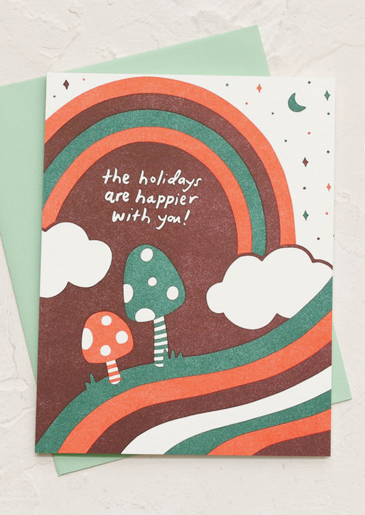 Happier With You Holiday Card