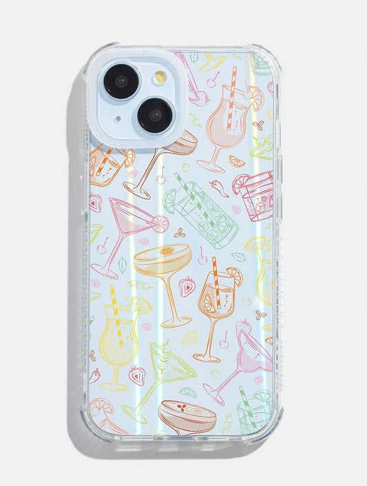 Happy Hour Cocktails Shock iPhone Case