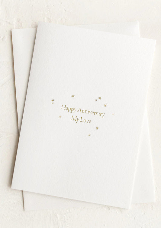 Starry Anniversary Card