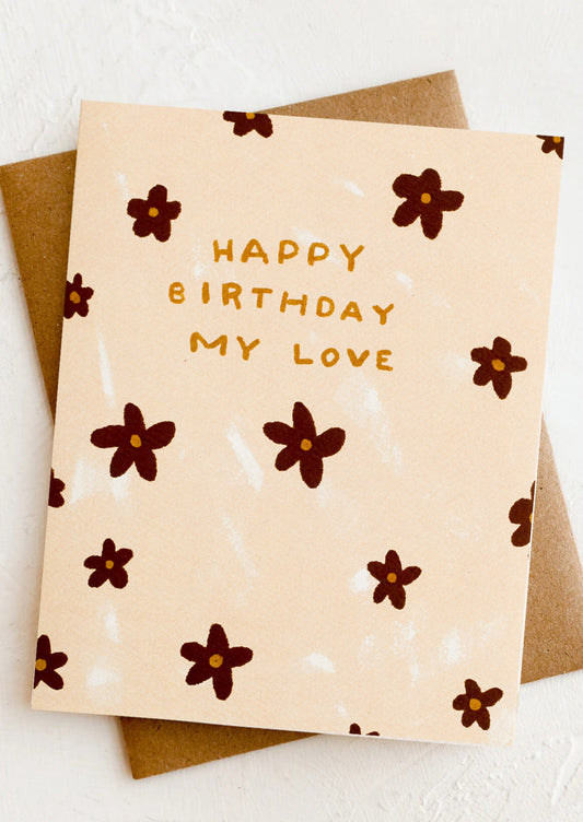 Happy Birthday My Love Card