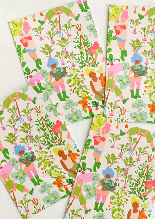 Happy Gardeners Blank Card Set