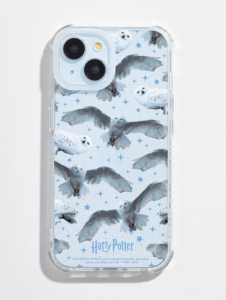 Harry Potter x Skinnydip Hedwig Glitter Shock iPhone Case