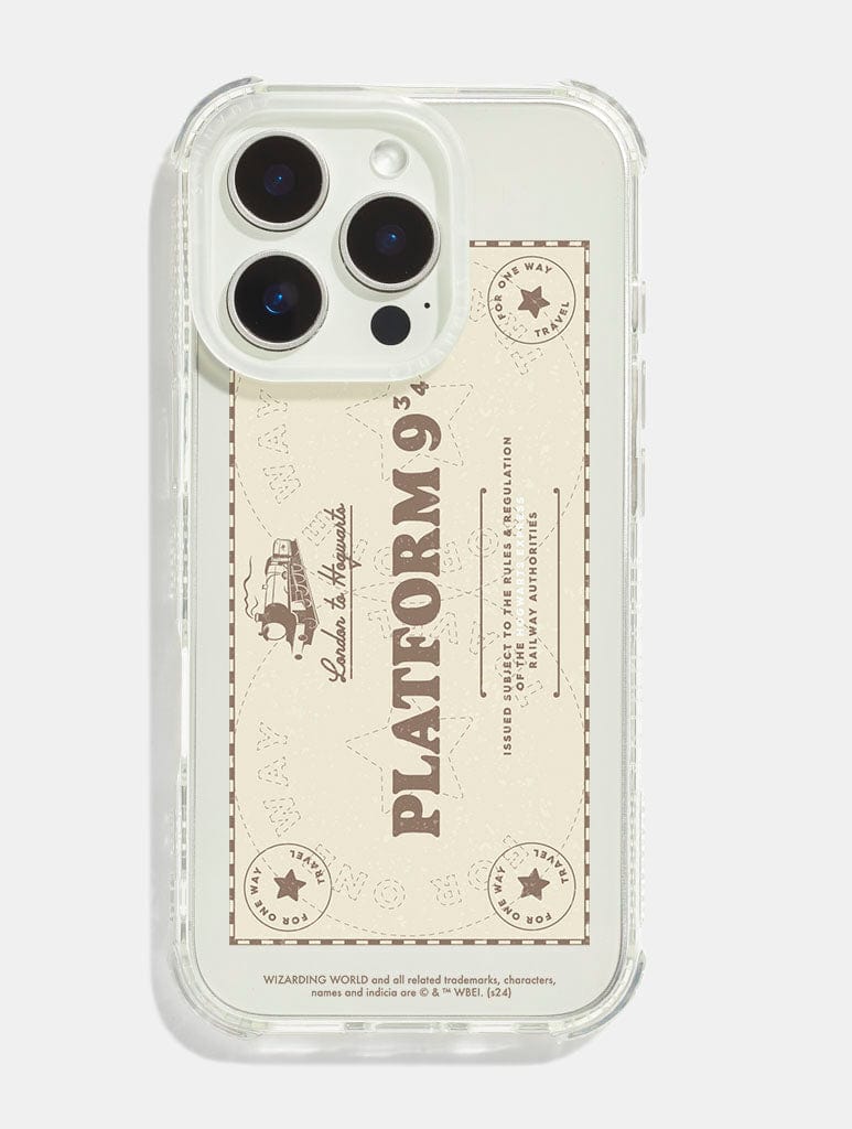 Harry Potter x Skinnydip Hogwarts Express Ticket Shock iPhone Case