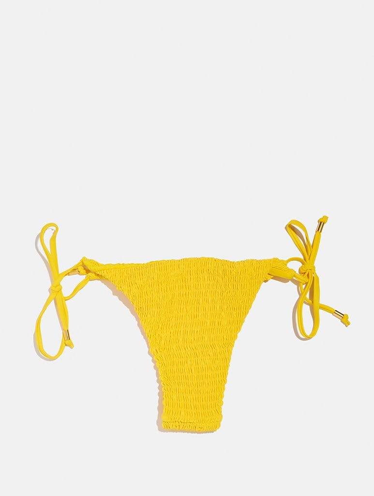 Hawaii Yellow Smock Bikini Bottoms