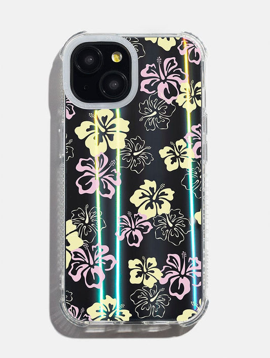 Hawaiian Flowers Shock iPhone Case