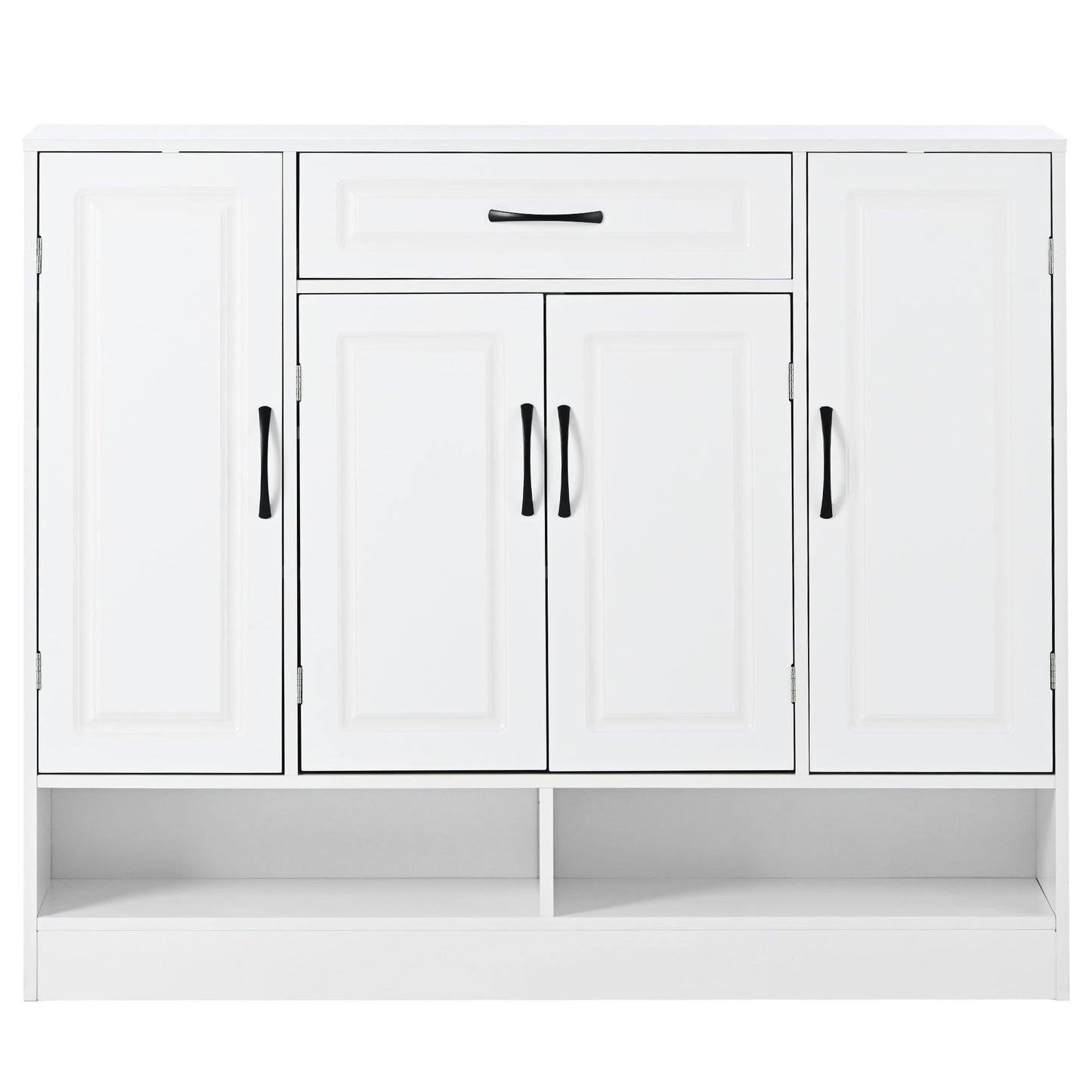 Hayes Shoe Cabinet with Sturdy Top Surface, Sideboard and Adjustable Shelves