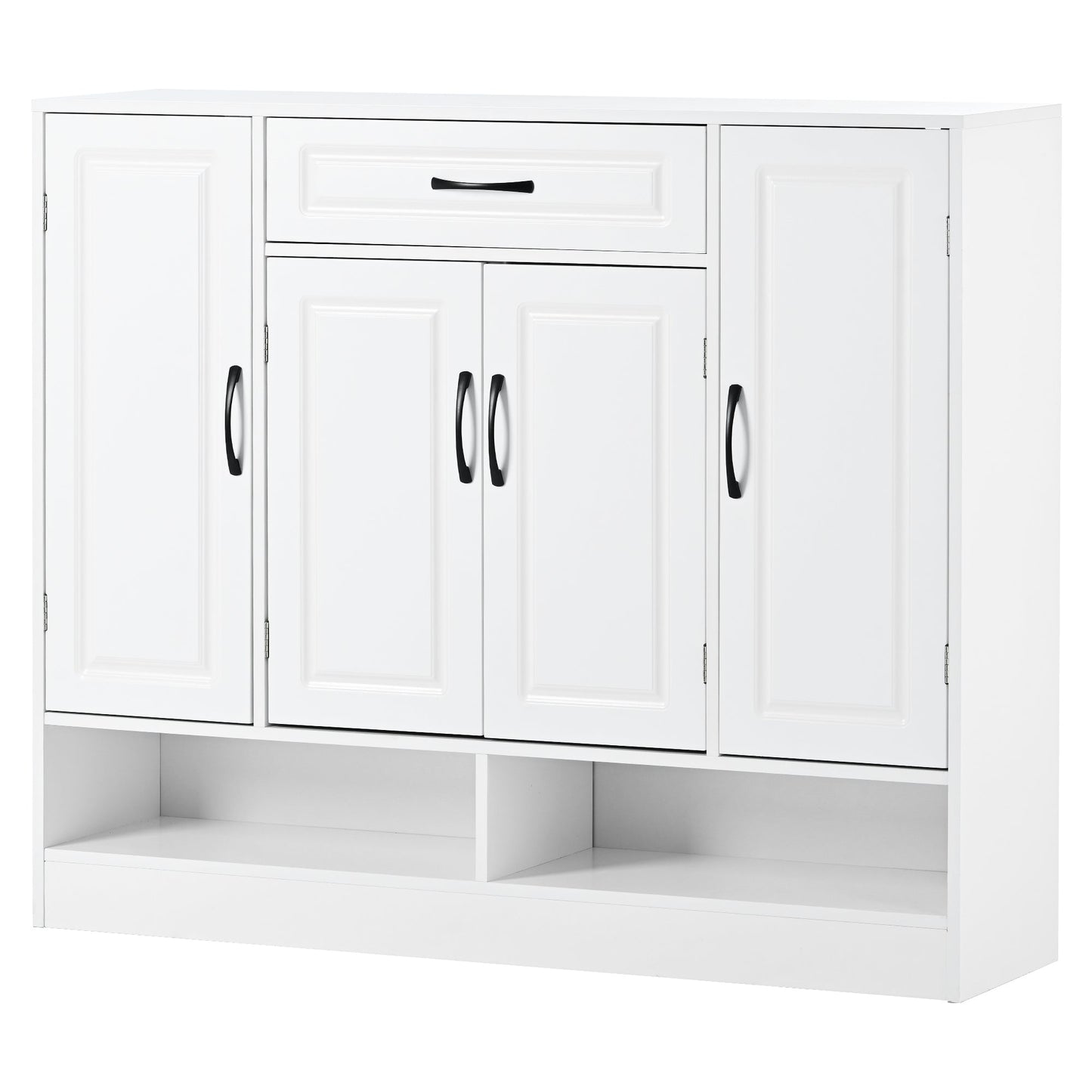 Hayes Shoe Cabinet with Sturdy Top Surface, Sideboard and Adjustable Shelves