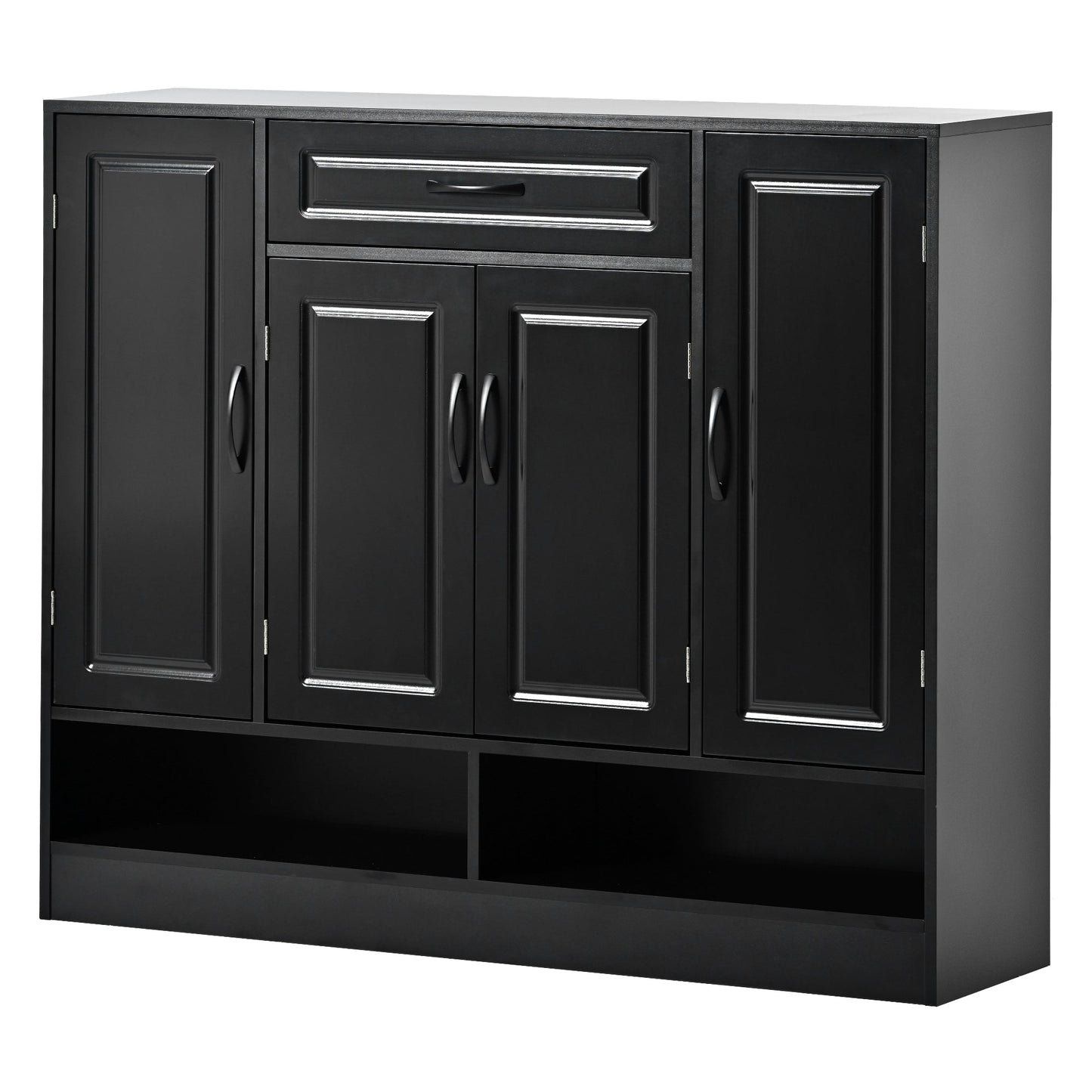 Hayes Shoe Cabinet with Sturdy Top Surface, Sideboard and Adjustable Shelves
