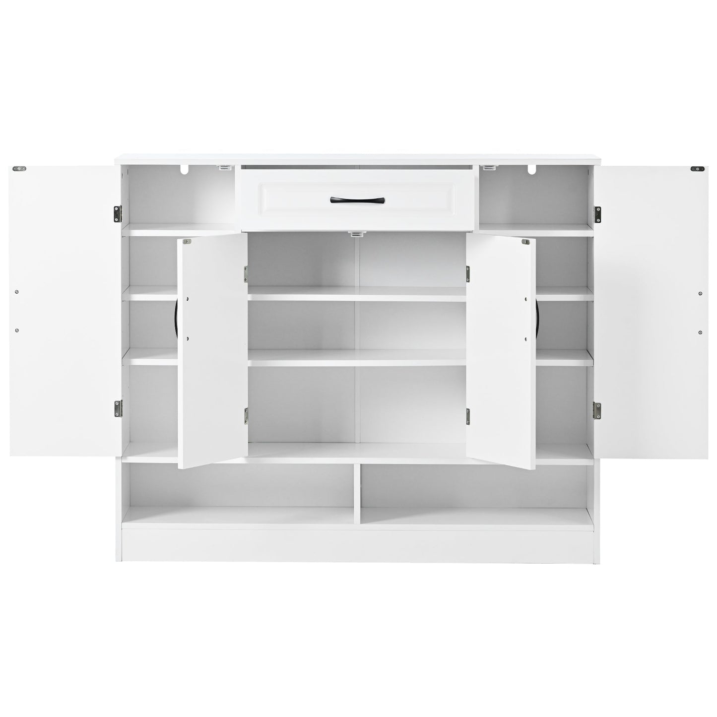 Hayes Shoe Cabinet with Sturdy Top Surface, Sideboard and Adjustable Shelves