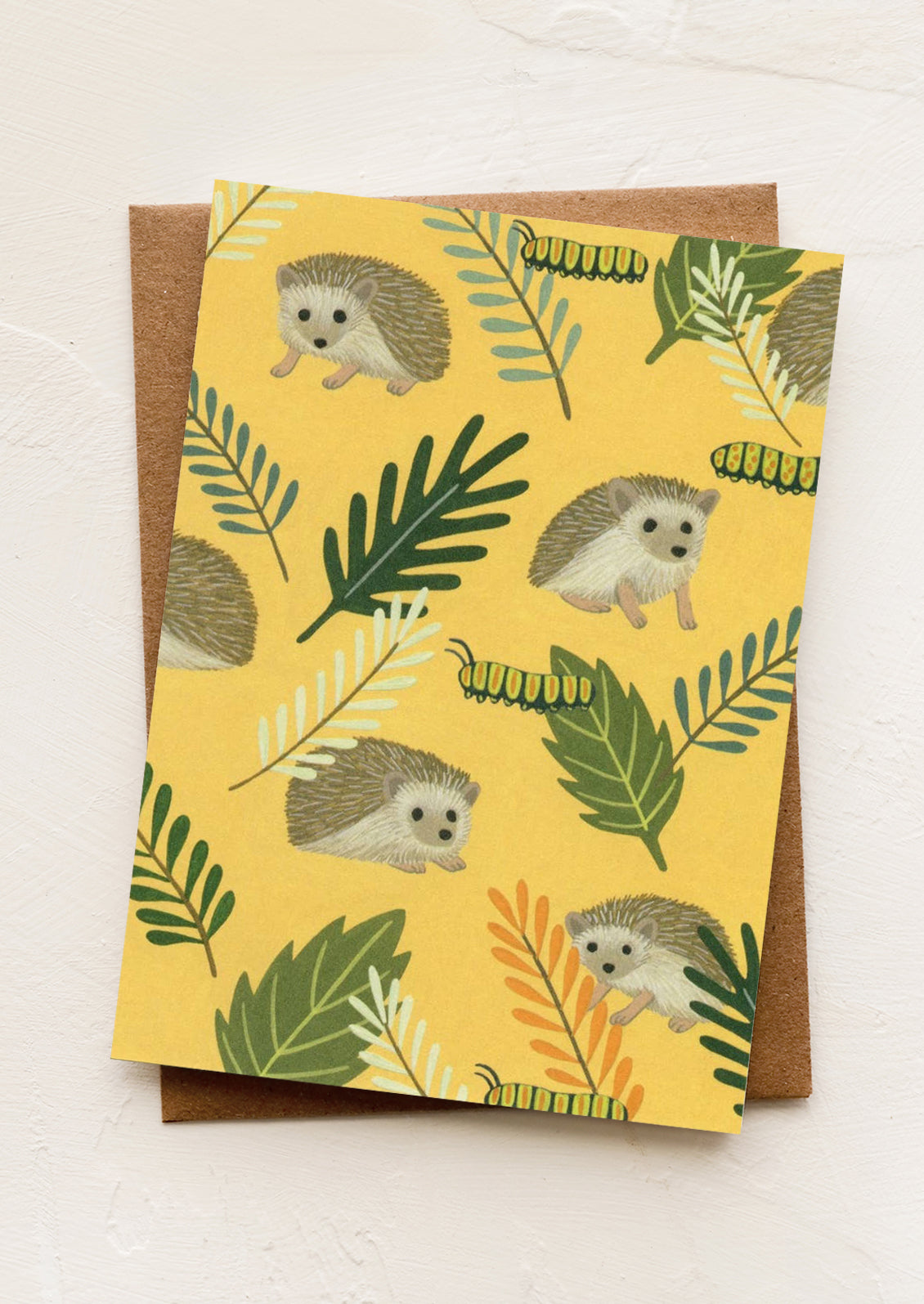 Hedgehogs Blank Card