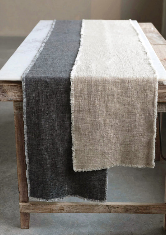 Heirloom Linen Table Runner (108")