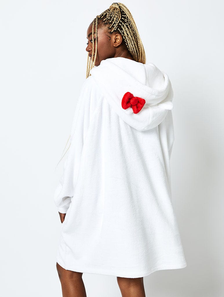 Hello Kitty x Skinnydip Blanket Hoodie in White
