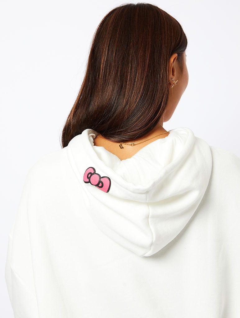 Hello Kitty x Skinnydip Fruit Hoodie in Ecru