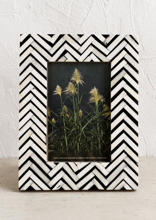 Herringbone Inlay Picture Frame