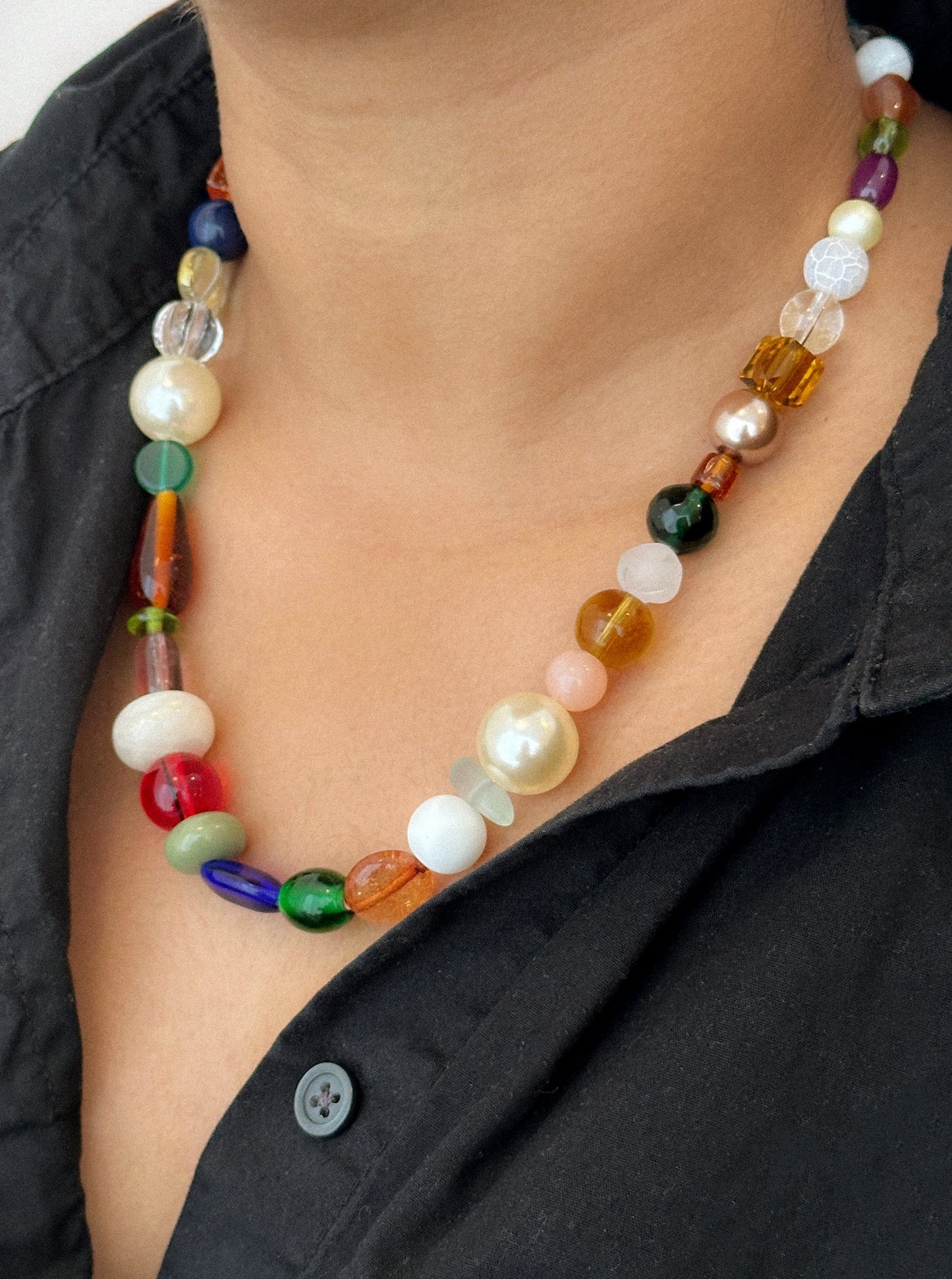 Hodge Podge Beaded Necklace