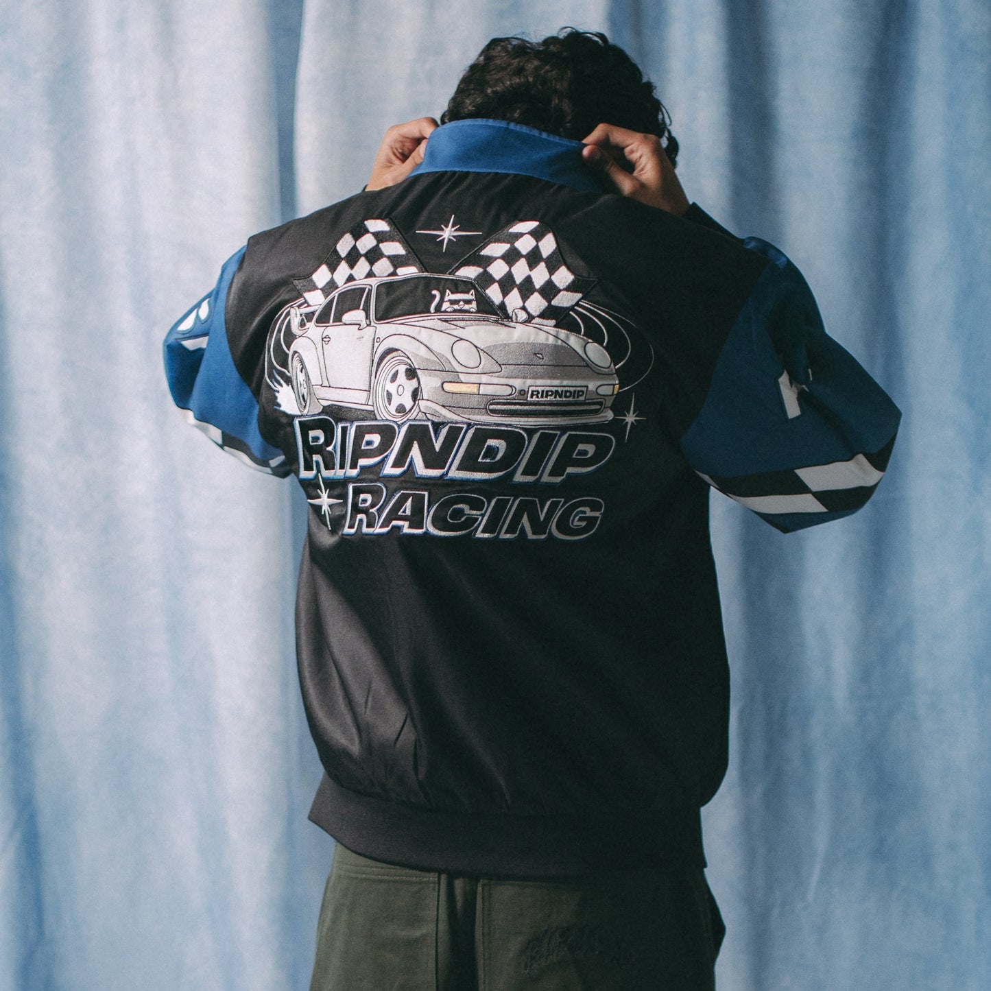 Ripnrace Jacket (Black/Blue)