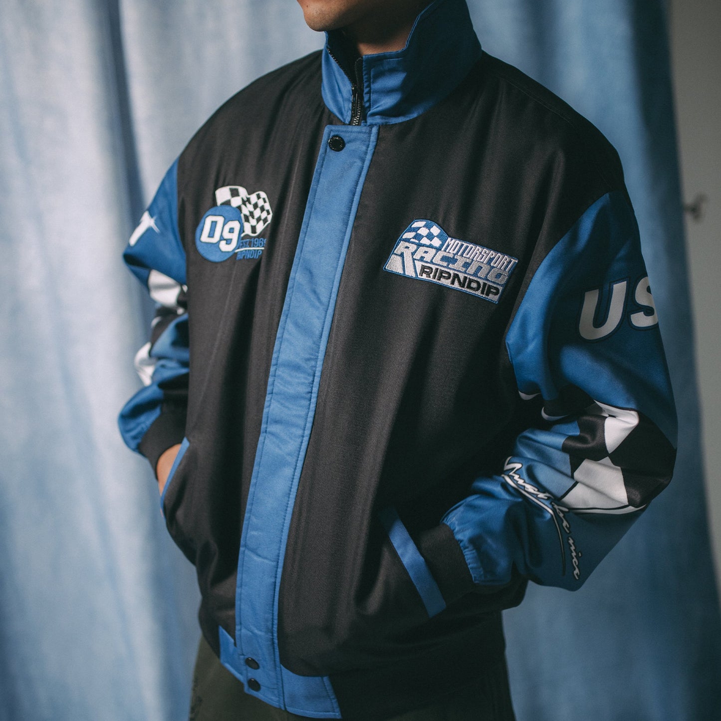 Ripnrace Jacket (Black/Blue)