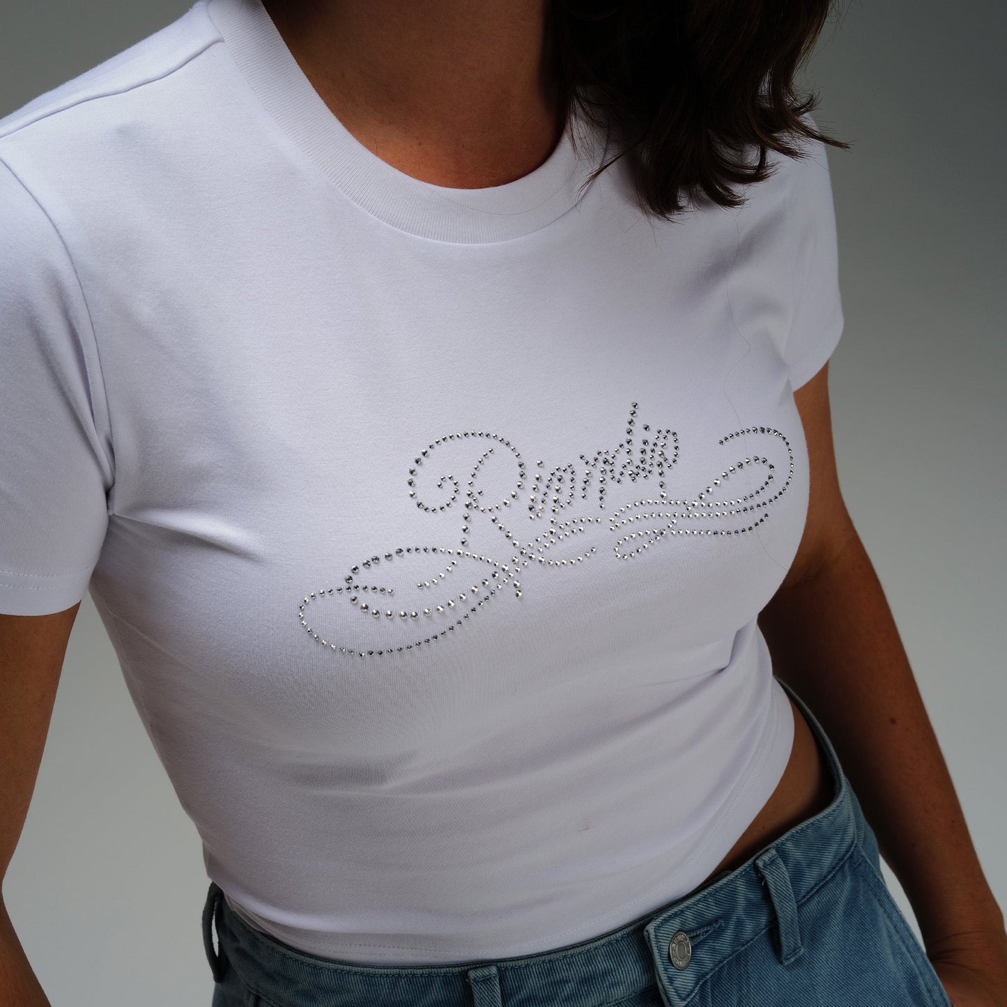 Delresto Cropped Tee (White)