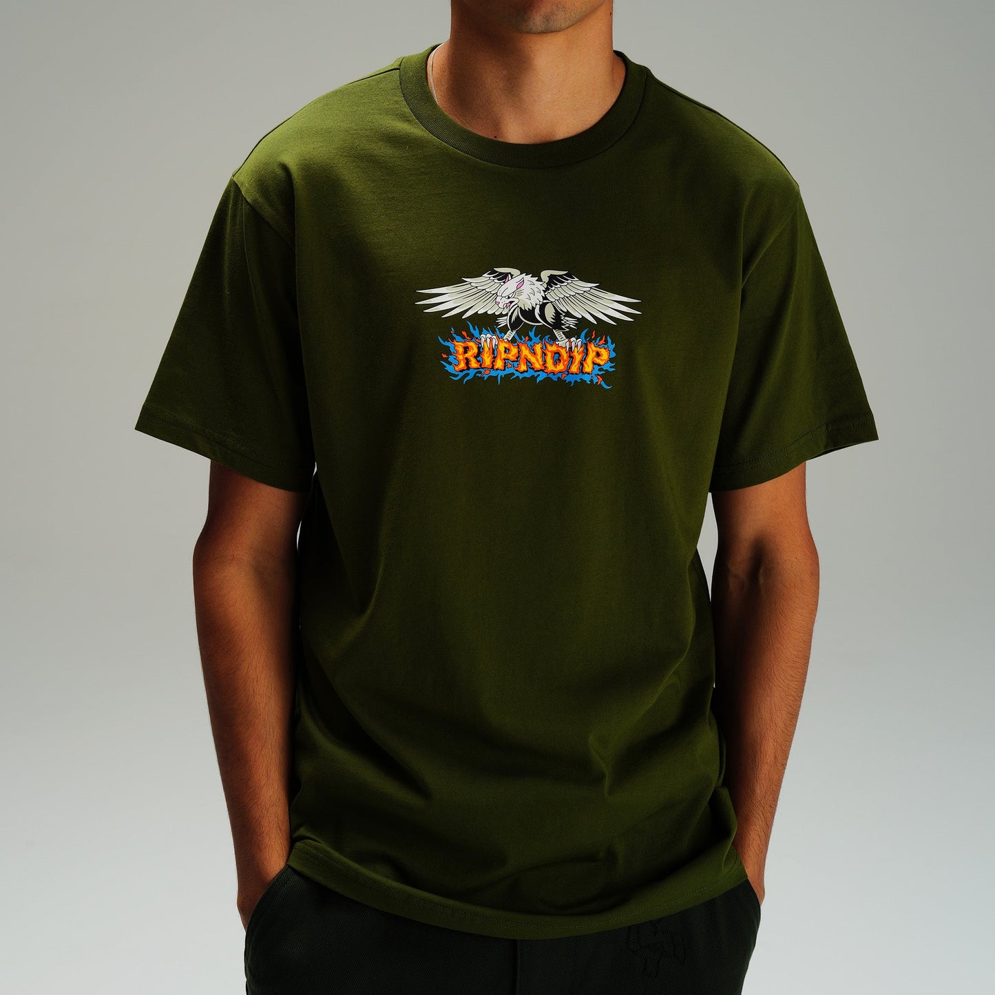 Birdy Tee (Olive)