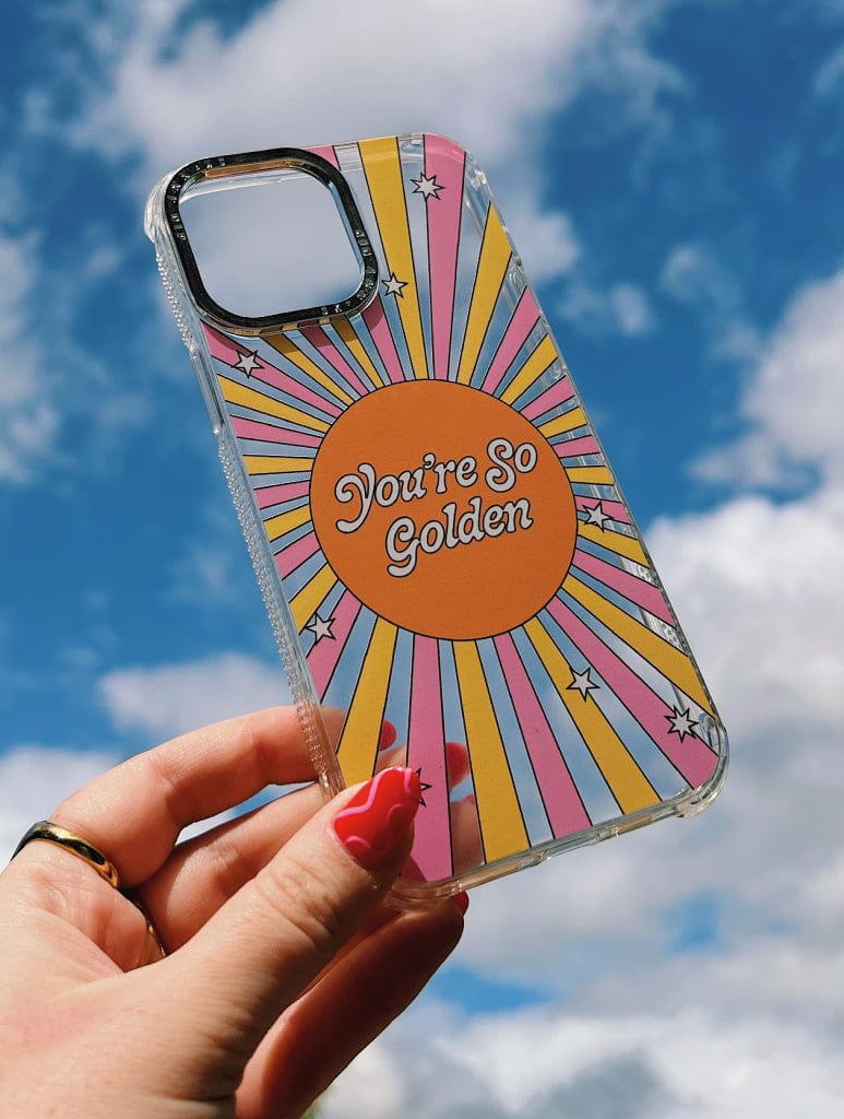 Hollie Graphik x Skinnydip You're So Golden Shock iPhone Case