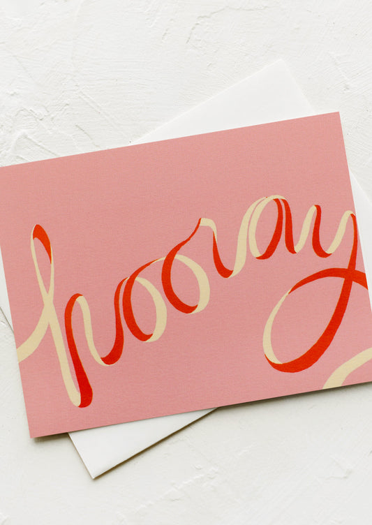 Hooray Ribbon Card