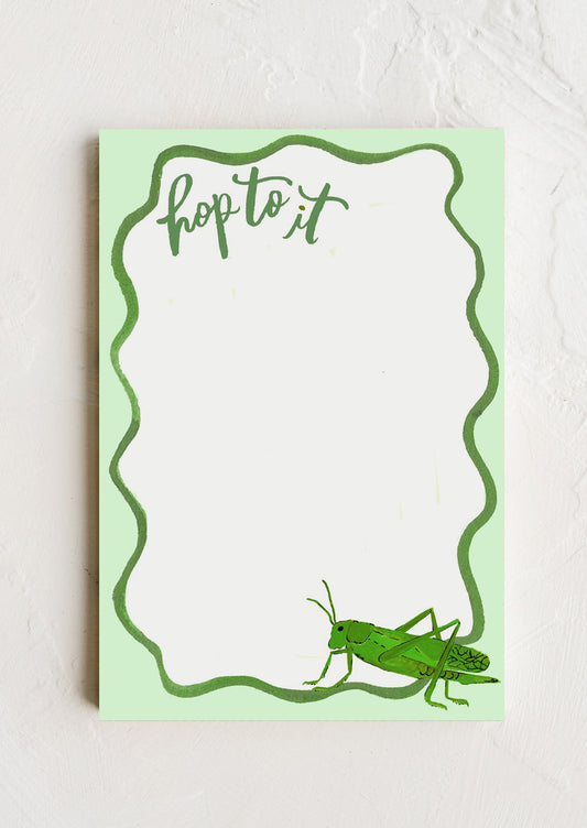Hop To It Notepad