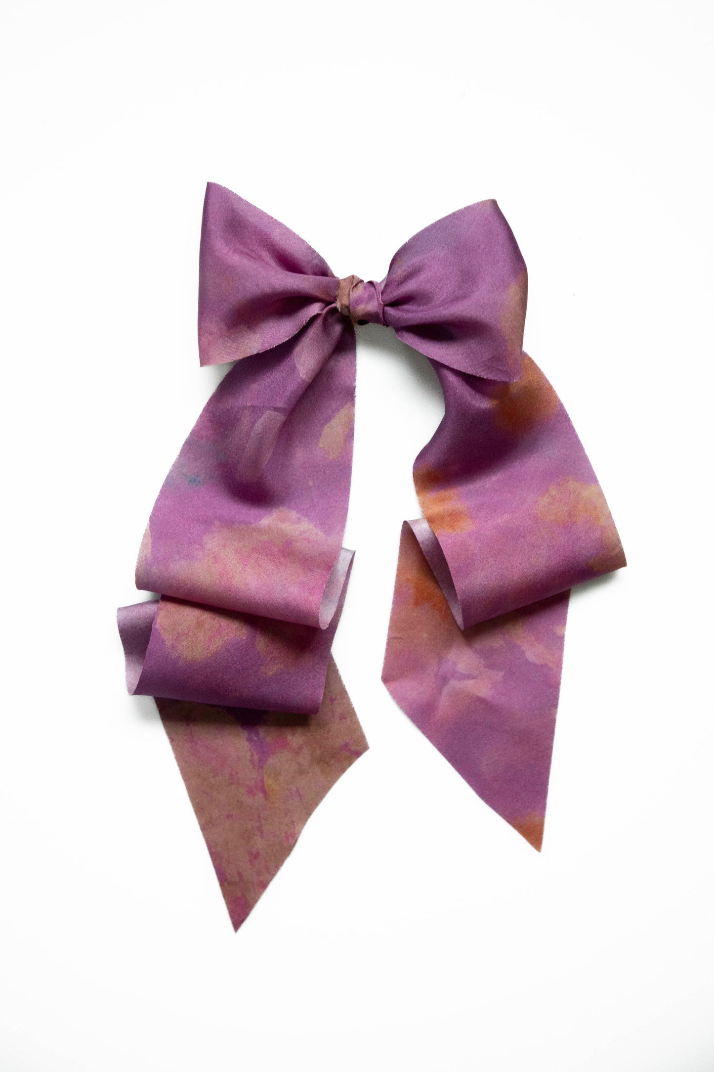 Botanical Print / Hot Peony Silk Ribbon