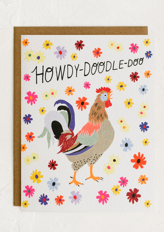 Howdy Doodle Doo Card