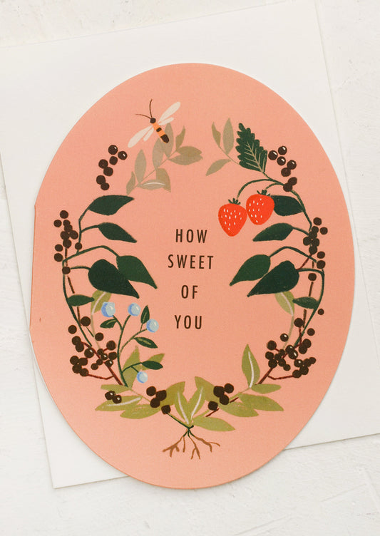How Sweet Of You Friendship Card