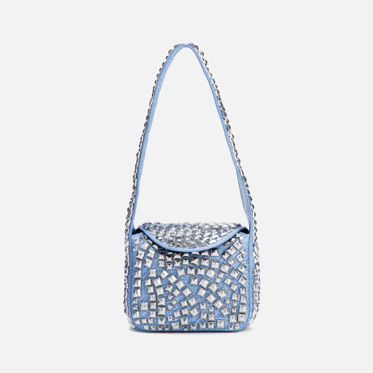 Alexander Wang Small Spike Hobo Bag - Vintage Medium Indigo