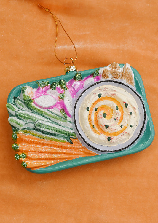 Hummus Platter Ornament