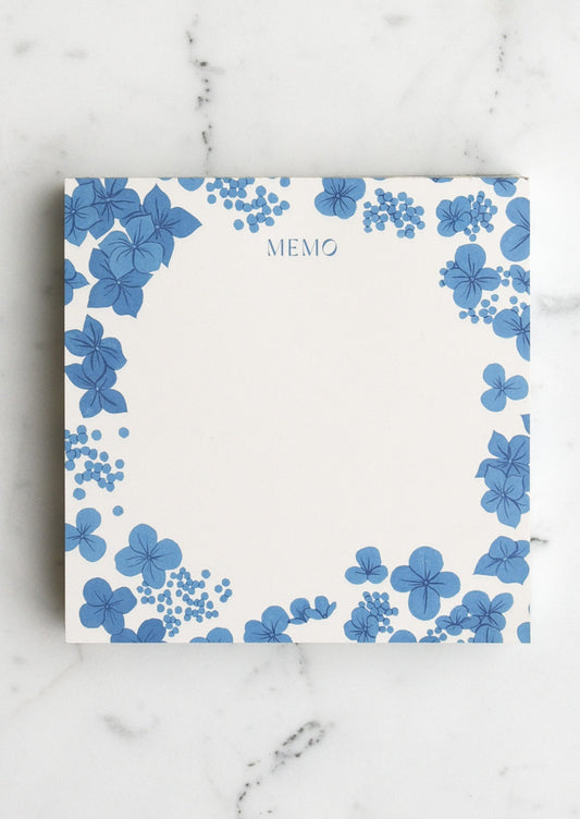 Hydrangea Floral Notepad