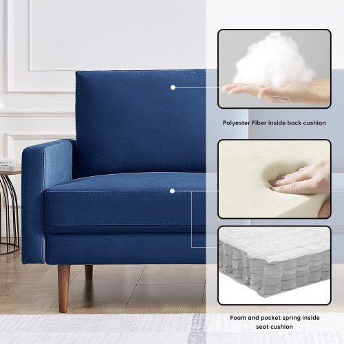 Ian 69" Upholstered Sofa Couch
