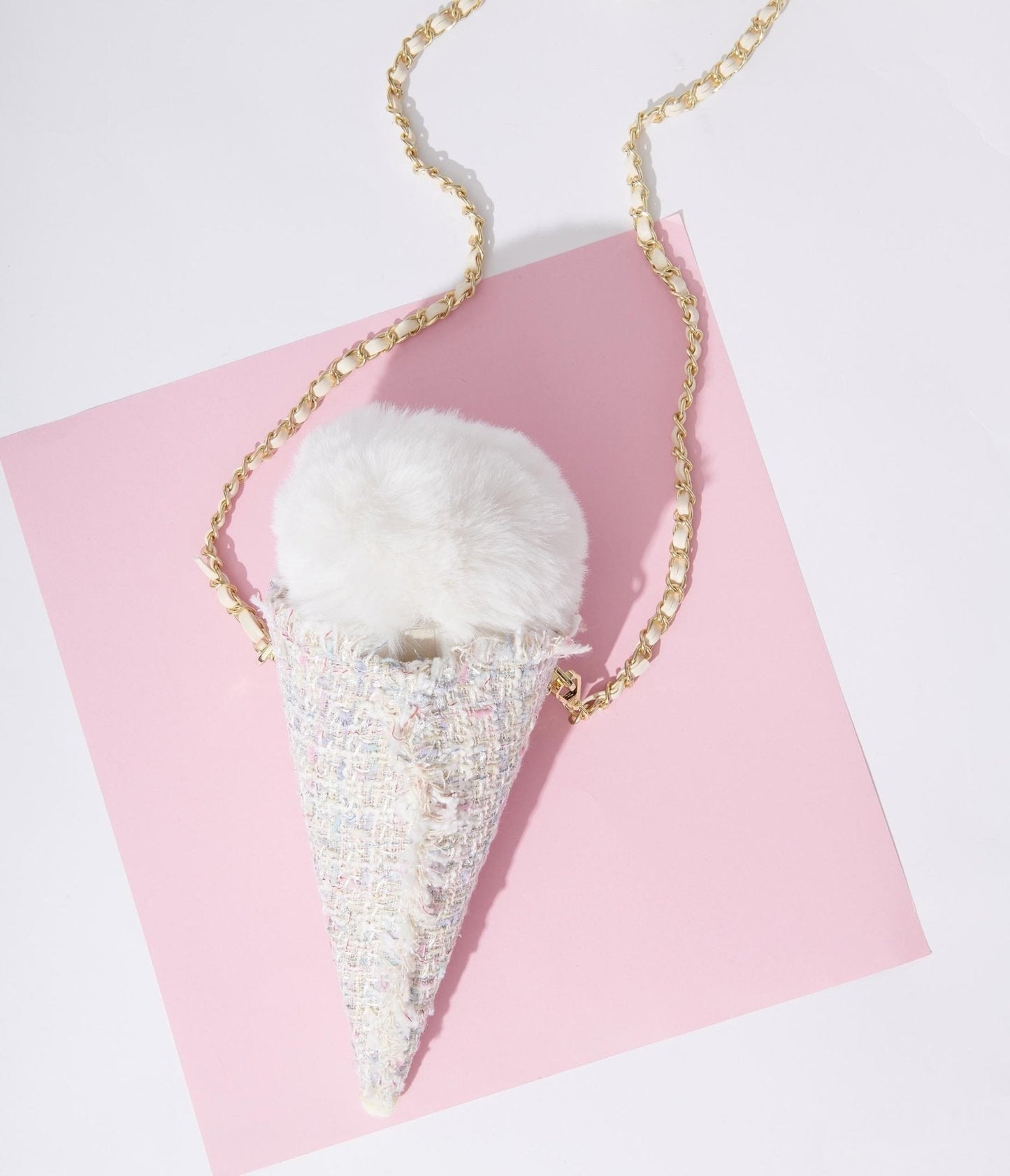 Ice Cream Pastel Tweed Handbag