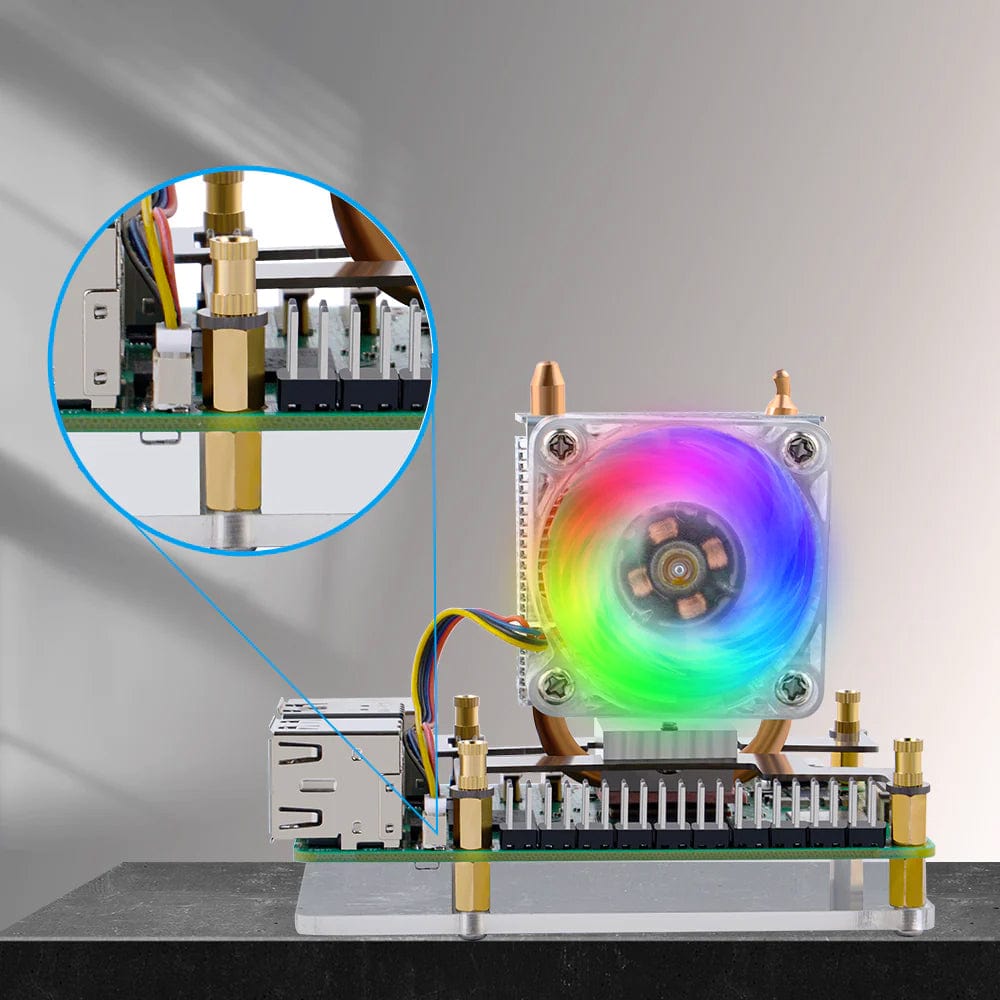 ICE Tower CPU Cooler for Raspberry Pi 5
