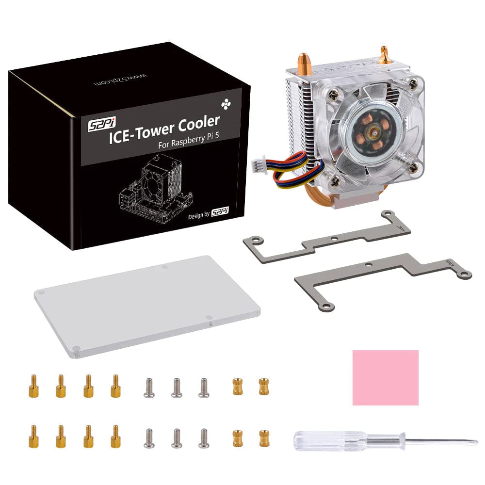 ICE Tower CPU Cooler for Raspberry Pi 5