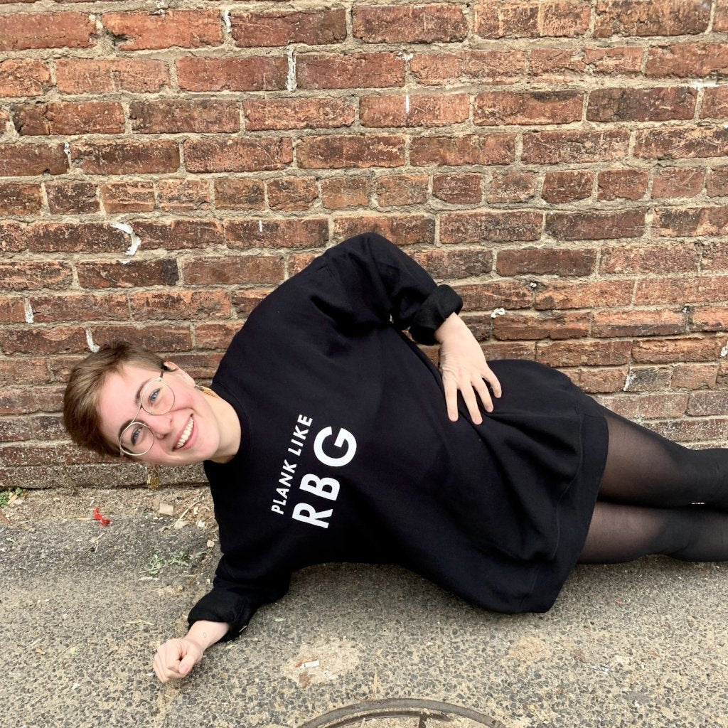 Plank Like RBG Crewneck Sweatshirt