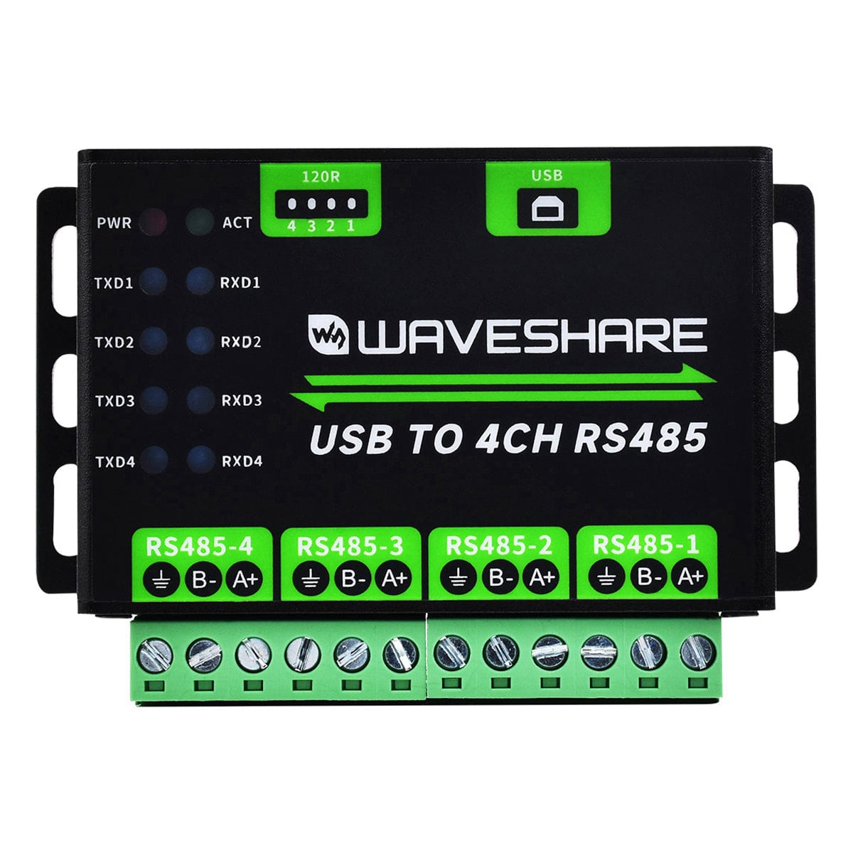 Industrial USB To 4-Channel RS485 Converter